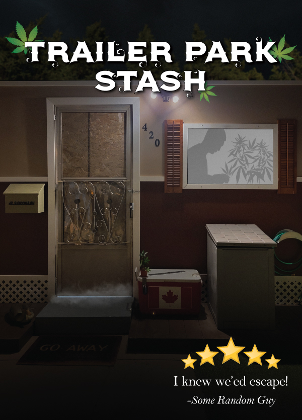 Poster for 'Trailer Park Stash' Room